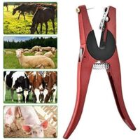Applicateur D'Étiquette D'Oreille En Acier - Pince Multi-Usage Pour Bétail Avec Broche De Rechange