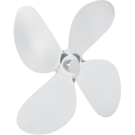 Pales De Ventilateur De Rechange 40.6 Cm (16") - 3 Pales En Plastique Avec Cache-Écrou - Pour Ventilateur Sur Pied Ou De Table - 8
