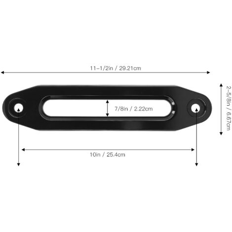 VBESTLIFE Fairlead de treuil de remorquage Fairlead Hawse en aluminium