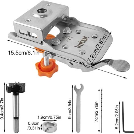 Gabarit De Perçage 35 Mm Pour Pose De Charnières – Outil Précis Et Pratique