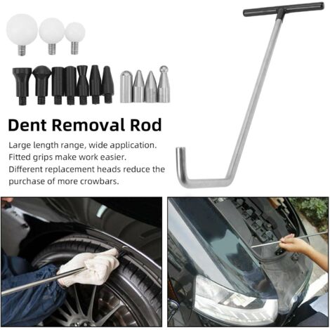 Kit 3 Tiges + 15 Têtes Débosselage Sans Peinture – Réparation Bosses Voiture Grêle