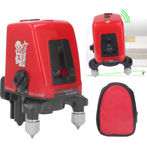 Iglobalbuy Laser Rotatif Niveau Laser Autonivelant Balayage Rotative 360° Verticale Horizontale