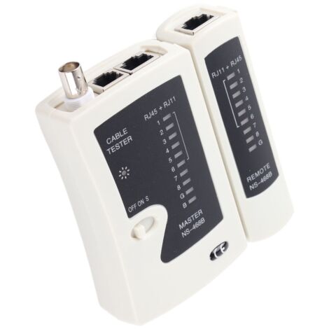 Testeur de Câble Universel BNC/RJ45/RJ11 NS‑468B - avec Sac de ...