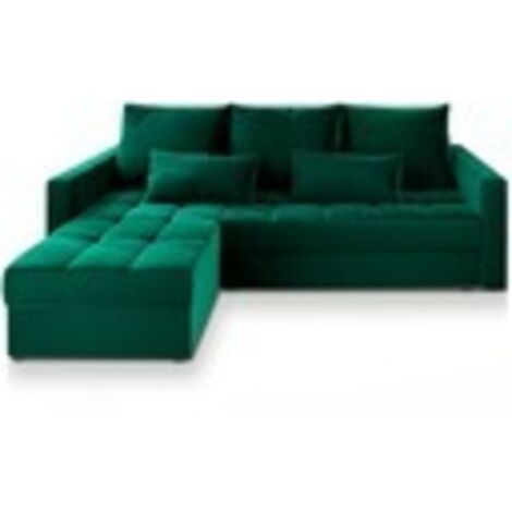 CANAPÉ D’ANGLE LONA POUR LE SALON FÊTE DE COUCHAGE DÉPLIANT Cornea COULEURS TENDANCE (1/4)