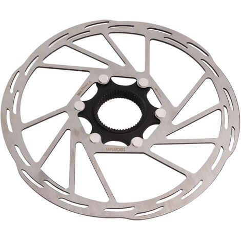 Disque De Frein VTT 180 Mm En Acier Inoxydable - Compatible Freins Mécaniques Et Hydrauliques, 6 Trous (écartement 44 Mm)