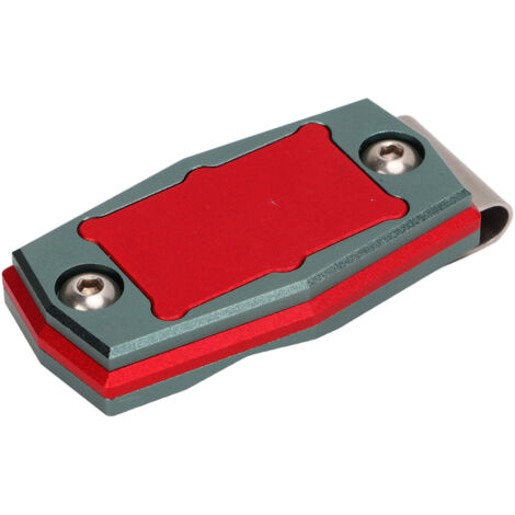Support Magnétique Pour Craie De Billard En Alliage D'Aluminium Bleu - Clip Ceinture Inclus