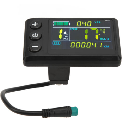Keenso Écran LCD pour Vélo électrique, Panneau S866 étanche avec Codes d'erreur pour Scooters et Vélos électriques Keenso Écran LCD pour Vélo électrique, Panneau S866 étanche avec Codes d'erreur pour Scooters et Vélos électriques