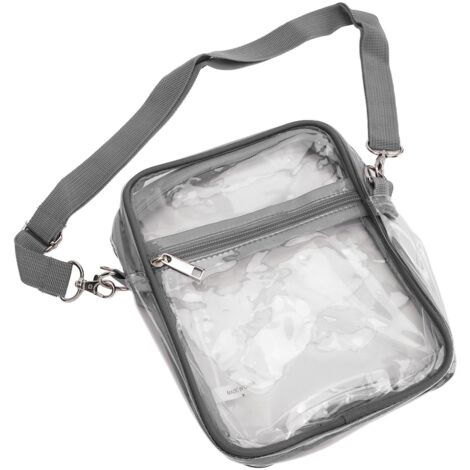 Lot De 3 Sacs Rangement Jouets PVC Transparent Avec Fermeture Éclair - 21,6 X 15,2 X 8,9 Cm