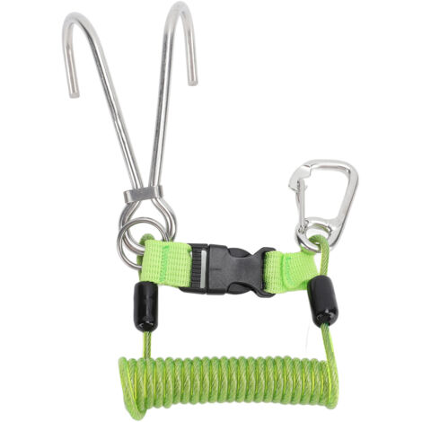 Gichusizy Crochet de plongée en acier inoxydable double boulon
