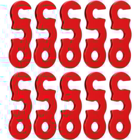 Tendeurs De Corde Camping - Lot De 10 - Alliage Aluminium