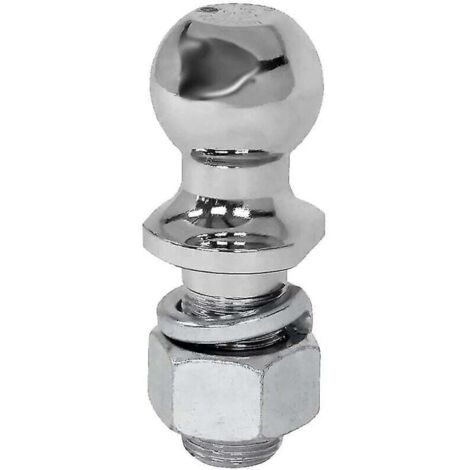 Boule de remorquage de montage d'attelage chromée capacité de 50mm de diamètre pièces de remorque accessoires de rv