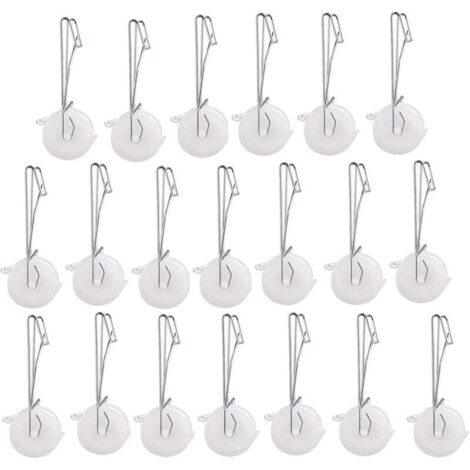 Lot de 20 crochets à rouleau de support pour tomates avec ficelle de 15 m, kit de treillis de serre, crochet durable pour empêcher les tomates de pincer ou de tomber, kit de treillis de vigne