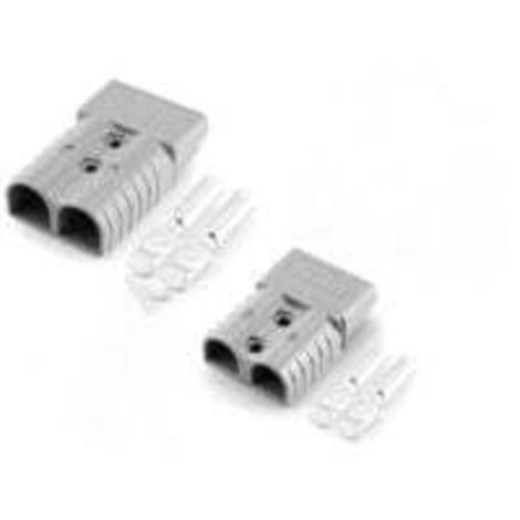 Connecteurs De Batterie Anderson 50A - Lot De 6, 600V Max, Pour Câbles 6-10 AWG - Idéal Voiture, Van, Moto, Solaire