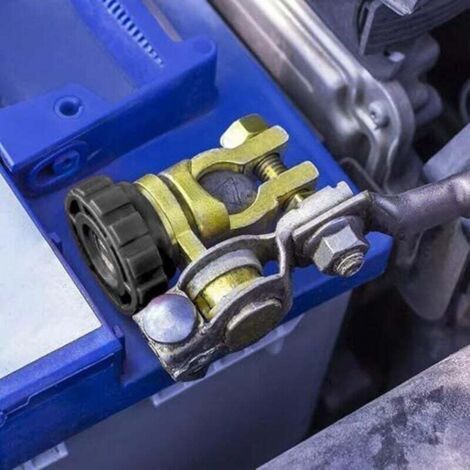 Coupe Circuit Batterie 12V, Interrupteur Terminal Connexion, Cosses
