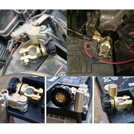Coupe Circuit Batterie 12V, Interrupteur Terminal Connexion, Cosses