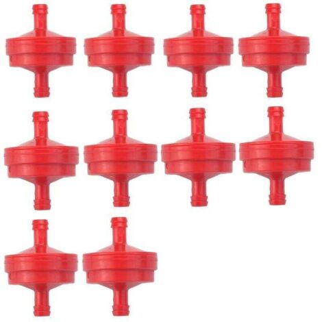 FOCCTS Lot 10 Filtres à Carburant Universels 6/8 Mm – Essence & Gazoline Tracteurs & Karts