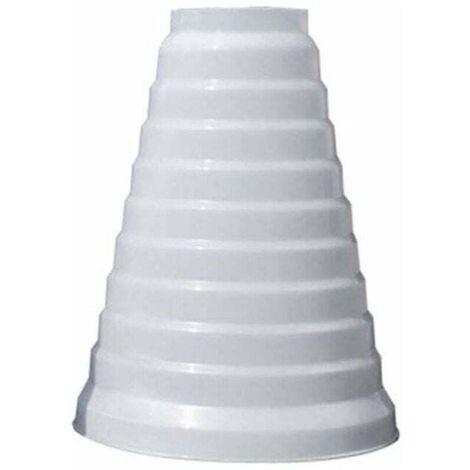 Réducteur universel amélioré plus épais pour systèmes de ventilation 80/200mm de diamètre réducteur de tuyau rond en PVC utilisé avec climatisation pour conduits et ventilateurs d'extraction (8–20 cm)