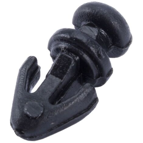 Clips De Garniture En Plastique De 7 Mm Pour Boucliers De Radiateur Et