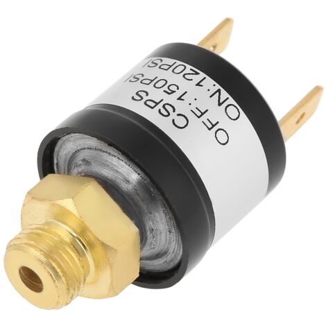 Pressostat Pour Compresseur D'air - Plage 120-150 PSI - Filetage 1/4" NPT - Robuste (Heavy Duty) - Neuf