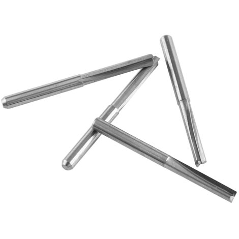 QUARKZMAN 10pcs Fraises CNC 1/8 Tige Carbure Tungstène Revêtement Bleu - Pour PCB, Bois, Aluminium