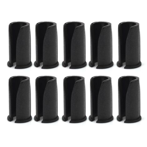 Lot de 10 pinces en U multifonctions en plastique pour câbles de freins de VTT