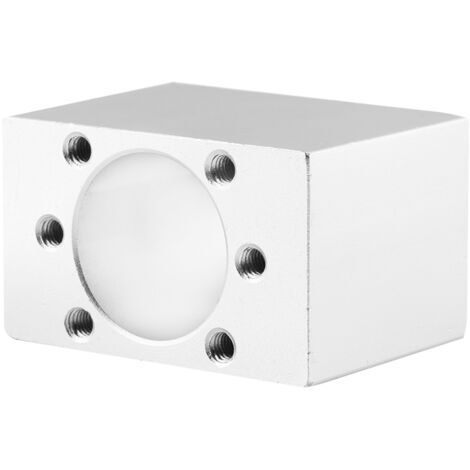 Support De Boîtier D'écrou à Billes (housing) Aluminium - Compatible Vis SFU1204 - Dimensions 50x31.5x36 Mm