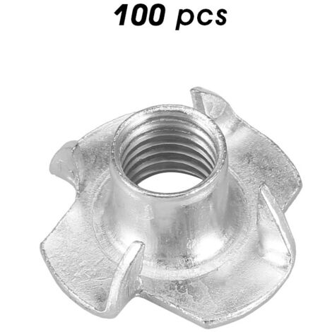 meuble bois M6x17mm fil écrous à six pans interface route 100pc
