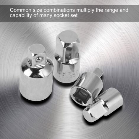 Lot De 6 Adaptateurs Pour Clé à Douille Réducteurs Pour Convertisseur De Douilles 1/4", 3/8", 1/2", 3/4" YYV - Bricolage