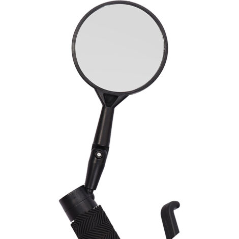 Rétroviseur de vélo en verre HD, embout de guidon, grand angle, réglable, pour VTT et vélo de route. Rétroviseur de sécurité pour vélo de route et VTT.