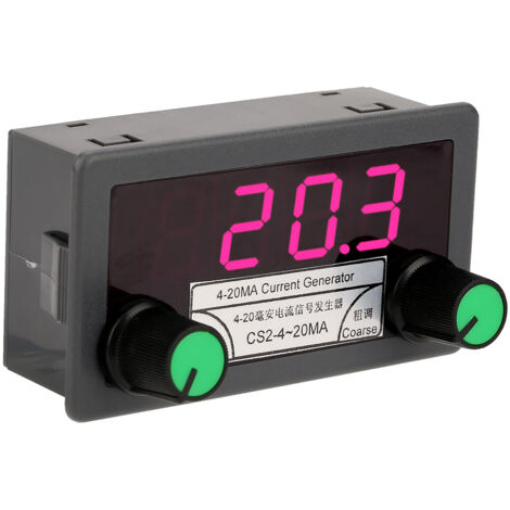Générateur De Courant 4-20mA Walfront - Simulateur Analogique Constant Avec Protection Inversion Polarité Pour Tests PLC Et Bricolage