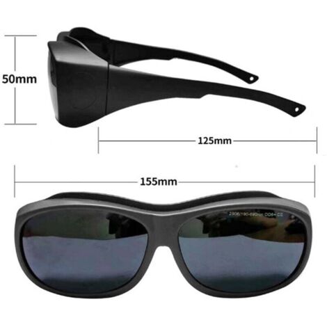 Lunettes Protection IPL Laser 190-2000nm - Lunettes Anti Lumière Pulsée Épilation Avec Étui