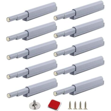 (10 pièces) Appuyez pour ouvrir magnétique loquets Fermetures magnétiques push-open ouvre et ferme la porte avec une simple pression