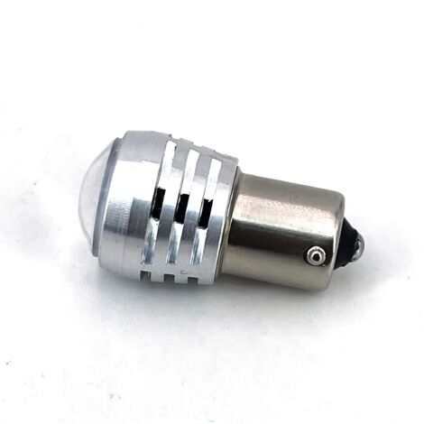 Feu de Recul LED Ultra-Lumineux 1pc – Alarme Sonore 115dB, Ampoule XBD 10W (Compatible P21W/1156/BA15S), Robuste pour Camions, Camping-Cars et Motos, Installation Facile, Tension 24V