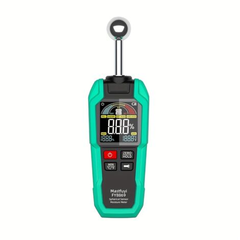 Hygromètre Numérique Sphérique Haute Précision – Détecteur d’Humidité Portable 5–40 mm pour Bois, Plastique, Métal et Pierre (1/5)
