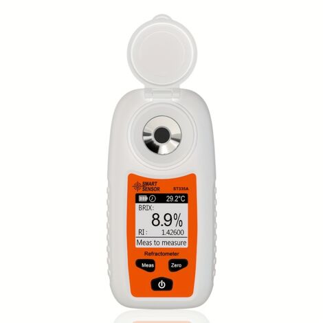Réfractomètre Numérique Haute Précision avec Écran LCD – Testeur de Teneur en Sucre Portable pour Fruits et Boissons