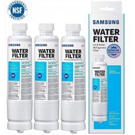 Cartouches filtrantes pour purificateur d'eau Samsung DA29-00020B/HAF-CIN/EXP, paquet de 3, cartouches filtrantes, purificateur d'eau pour réfrigérateur. (1/4)