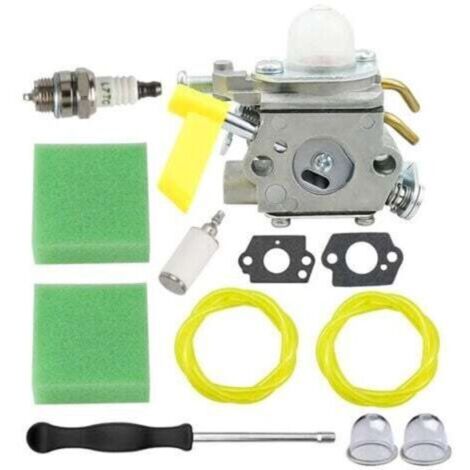 Carburateur Ryobi 308054043 pour débroussailleuses RY28000, RY28020, CS26, RY28040, SS26, RY09053, RY28021, RY28025, RY09056, RY09055, UT33600A, UT33600 et UT33650 (26 cm³, 30 cm³, 25 cm³). (1/4)
