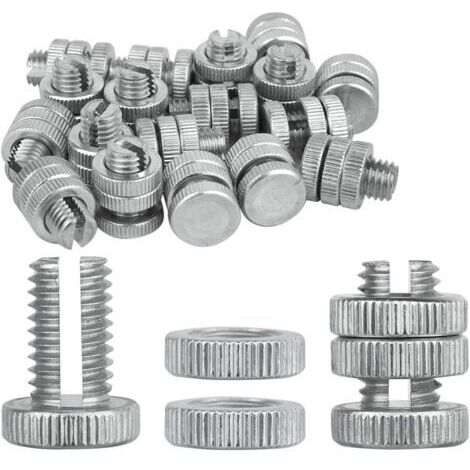 Connecteurs à boulon fendus pour clôtures électroniques - résistants à la corrosion, faciles à installer - lot de 10, argent