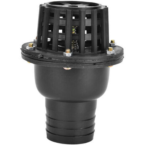 Clapet anti-retour plat en PVC noir de 2 pouces, adapté aux pompes à eau - clapet basse pression, circulation unidirectionnelle, étanche, idéal pour les systèmes de pompage. (1/5)