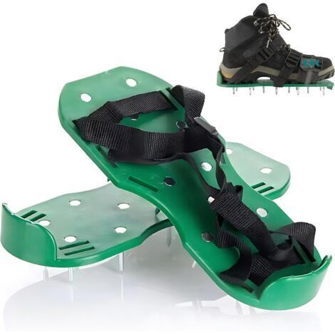 Chaussures de jardinage - idéales pour les travaux d'aménagement paysager et de jardinage - hauteur de la bride : 4,5 cm, 1 paire, vertes (1/4)