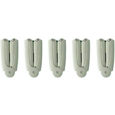 Cintres pliables - Cintres de voyage peu encombrants - Antidérapants et faciles à ranger - (5 verts) (1/4)