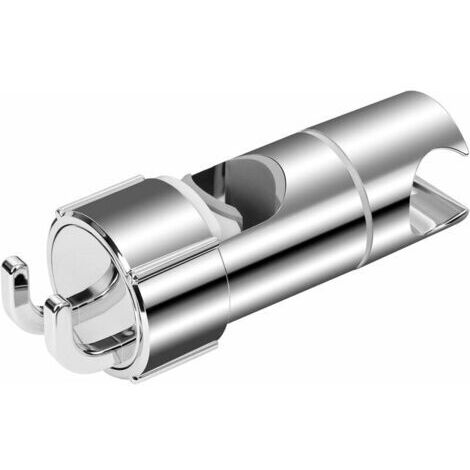 Support pomme de douche, tige coulissante réglable 18-28 mm, finition chromée - argent (1/4)