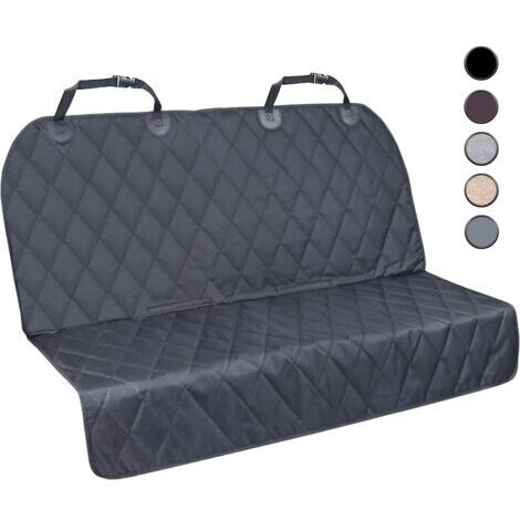 Housse de siège auto pour chien, housse de protection imperméable, adaptée aux sièges arrière de berlines et de SUV, petite taille, noire. (1/5)