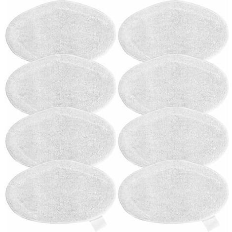 8 lingettes pour vadrouille de remplacement polti vanetto sv440, vadrouille de remplacement lavable (1/4)