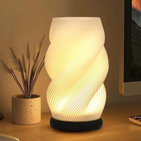 Petite lampe de chevet tricolore à 9 niveaux de luminosité, idéale pour décorer un bureau ou un salon - 1 pièce