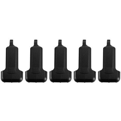 Lot de 5 clips de ceinture pour talkie-walkie - pratiques et sûrs à transporter, hautement compatibles, faciles à installer, permettant les appels mains libres. (1/5)