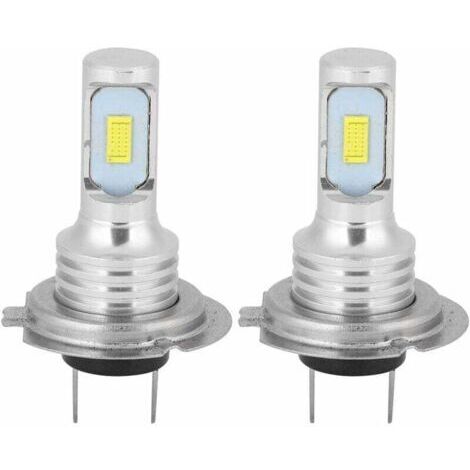Ampoules LED antibrouillard (lot de 2) 80 W 6000 K Universelles H7, Lumière blanche ultra brillante, 12-24 V + Ampoule LED H7 (1/5)