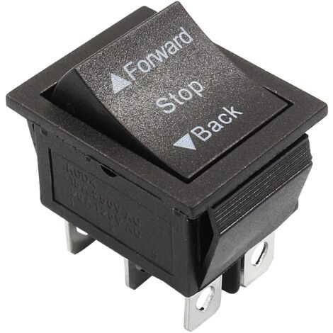 Bonsicoky 2 pack 6V 12V Interrupteur avant marche arrière - Bouton d’arrêt avant Retour Pièce de rechange pour jouets de voiture (1/3)