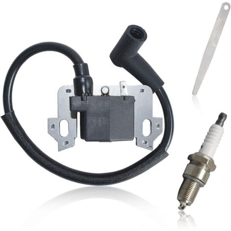 Bobine d'allumage pour Honda GCV135 GCV160 GC160 GSV160 GCV190 GC190 GSV190 GC135 GC160A GC160LA GC190A GC190LA HRR216 Tondeuse à Gazo, avce Auge Jeu Soupapes,Remplace pour 30500-ZL8-014