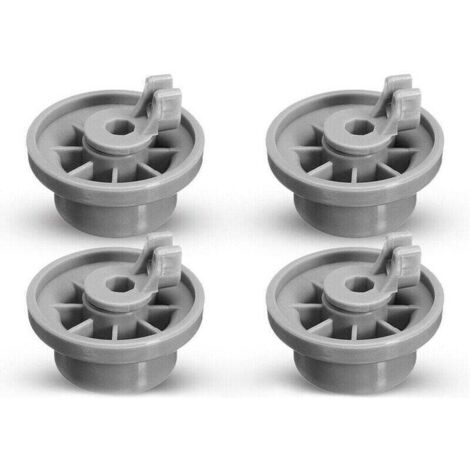 Lot de 4 Roulettes de Lave-vaisselle pour Panier Inférieur, roulettes panier lave-vaisselle，Roues de Lave-vaisselle pour Siemens, Bosch 165314